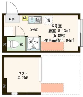 レギュームデテ成田東【2階】の間取り