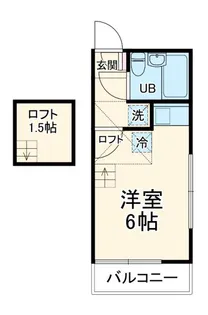 1Kの間取り画像