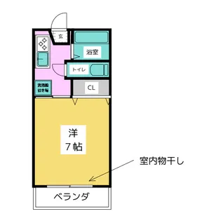 ジュネス瑞穂A棟【2階】の間取り