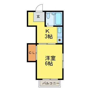 コーポ助任【2階】の間取り