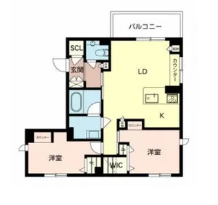 シャーメゾン大江【2階】の間取り