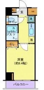 プレール天王洲アイル弐番館【5階】の間取り
