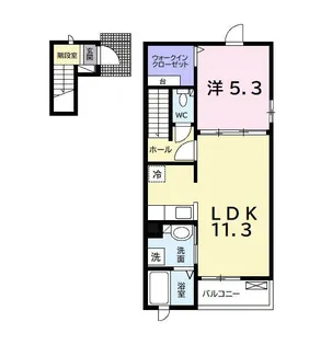 グランメゾン姉崎【2階】の間取り