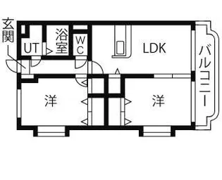 ユーミーマーベラス【2階】の間取り