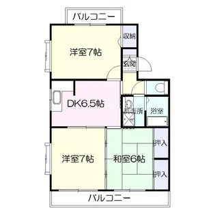 グリーンヴィラージュ【3階】の間取り