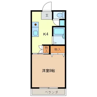 りんどうハイム【3階】の間取り