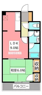 クレール山本【2階】の間取り