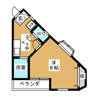 アスタリスク日吉【2階】の間取り