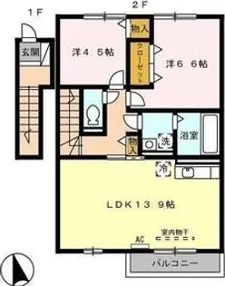 プレジオ【2階】の間取り