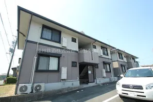 スカイハイツC【1階】の外観