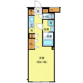 プレール・ドゥーク中野上高田【2階】の間取り