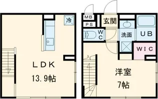 LEGALAND武蔵小山ANNEXの間取り