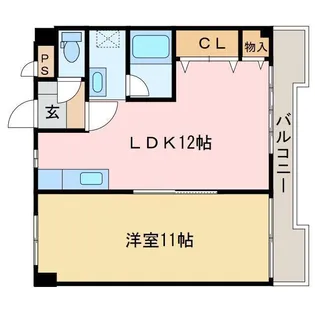 パークマンションアイワ【2階】の間取り