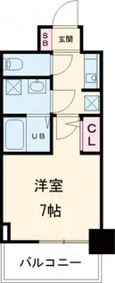 S-RESIDENCE堺市駅前【8階】の間取り