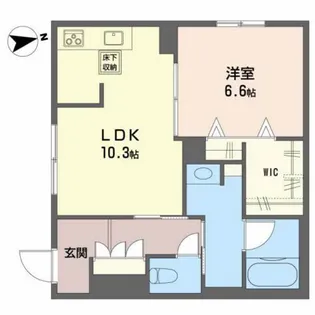 ベレオ22【1階】の間取り