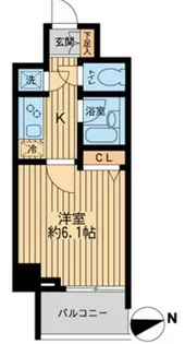 HF早稲田レジデンスII【2階】の間取り