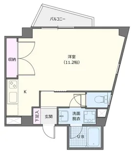 ソレイユ本牧【4階】の間取り