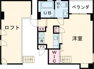 コリドールエスエフ【7階】の間取り