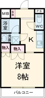 クレセール本町【6階】の間取り