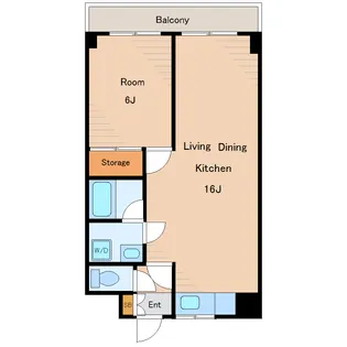 サンライズタナカ【1階】の間取り