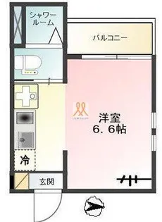 東京都荒川区東日暮里1【アパート】の間取り