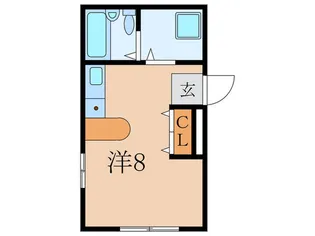 ハイネス佐々木【1階】の間取り