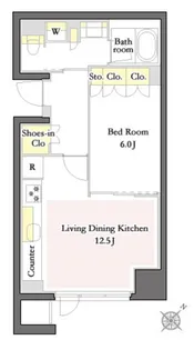 プライムメゾン代官山【2階】の間取り