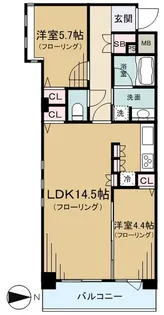 コンフォリア下落合【4階】の間取り