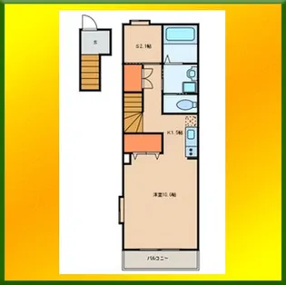 カーサビアンカ【2階】の間取り