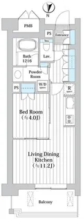 アビティグランデ砧【5階】の間取り