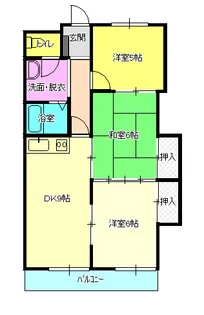 Flat新潟駅南North【6階】の間取り