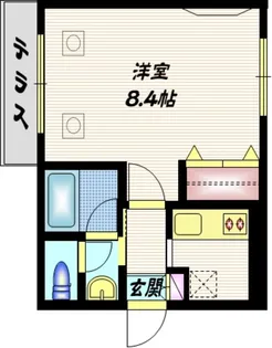 LUNA COURT【1階】の間取り