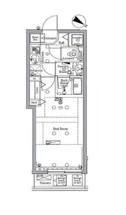 ブレシア日本橋蛎殻町【7階】の間取り