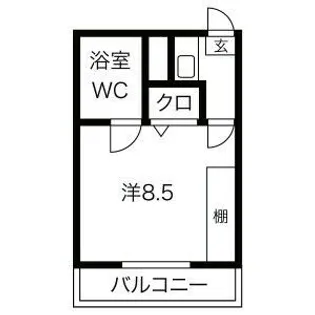 サンポート・6【1階】の間取り