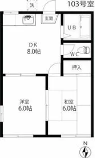 アワーズハウスA【1階】の間取り