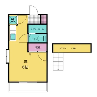 篠原ハイツ【2階】の間取り
