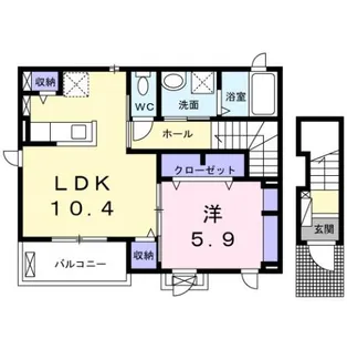 デュランタ【2階】の間取り