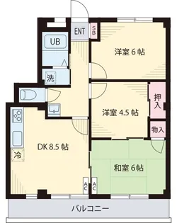 ランドモール【2階】の間取り