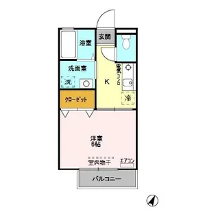 イーストハウス【2階】の間取り