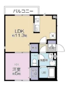 Grandeur Nishieifuku【1階】の間取り