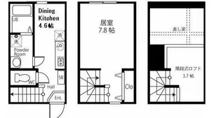 ハーミットクラブハウス自由が丘IIIの間取り