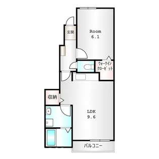 群馬県前橋市青柳町【アパート】の間取り