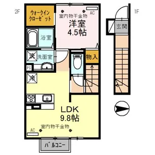 Flourish大宮(フラーリッシュオオミヤ)【2階】の間取り