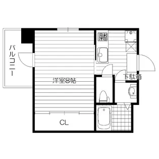 FLAT34新大阪南【6階】の間取り