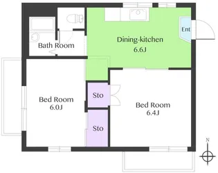 MK・HILLS【2階】の間取り