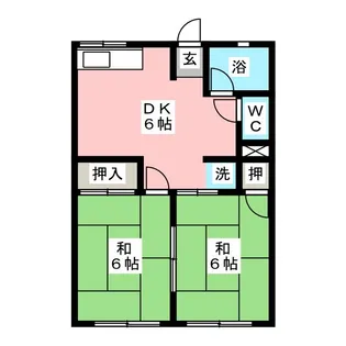 エルパライン【1階】の間取り