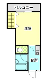 ザ・ハイツKII【2階】の間取り