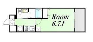 エステムコート梅田天神橋3アヴァンテ【6階】の間取り