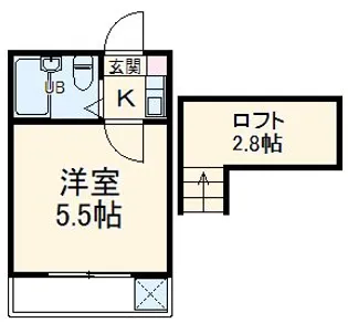 スリーウッド幕張【1階】の間取り
