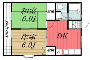 千葉県印西市木下東3【アパート】の間取り